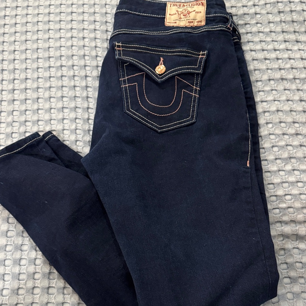 True Religion Women's Navy Skinny Jeans